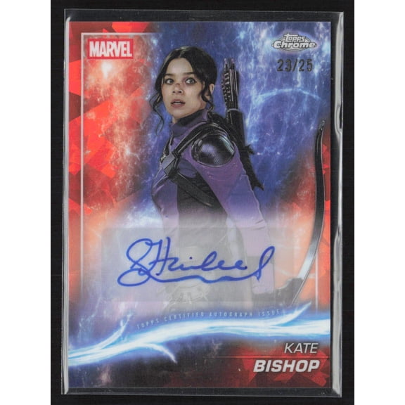2025 Topps Marvel Studios Chrome Hailee Steinfeld 23/25 Topps Certified Autograph Issue #AA-HS