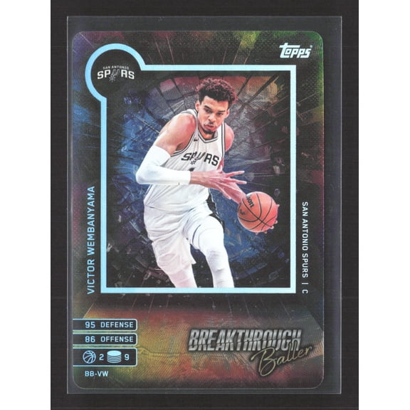 2025 Topps Match Attax Breakthrough Baller Victor Wembanyama #BB-VW