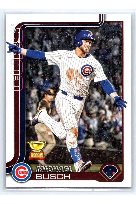 2025 Topps Michael Busch Chicago Cubs #263 Baseball Card