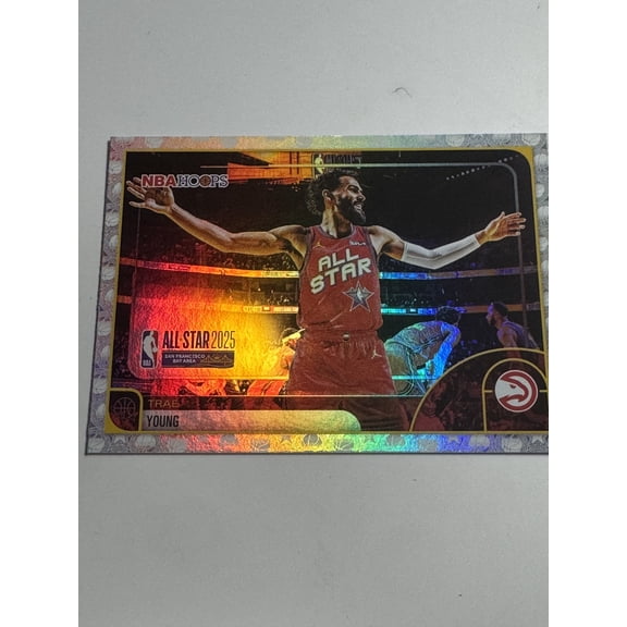 2025 Topps NBA Hoops Trae Young #293 Silver Foil