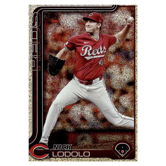 2025 Topps Sandglitter Nick Lodolo #21 Cincinnati Reds Baseball Card