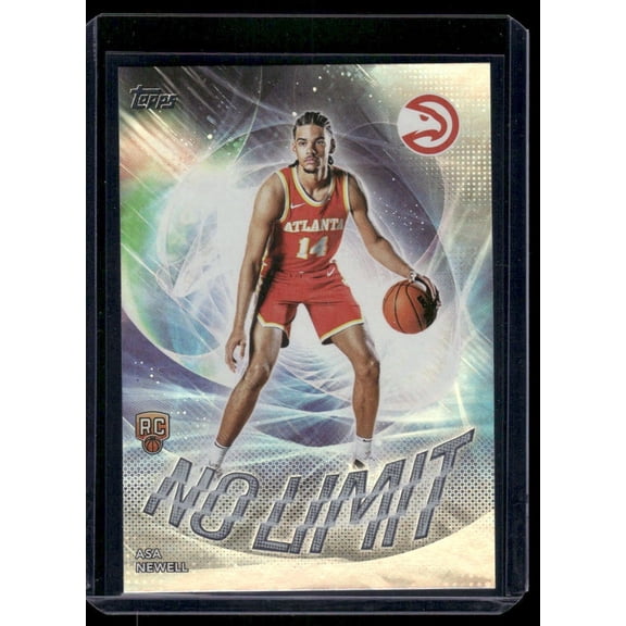 2025 Topps No Limit NL-23 RC Asa Newell Atlanta Hawks Basketball Card