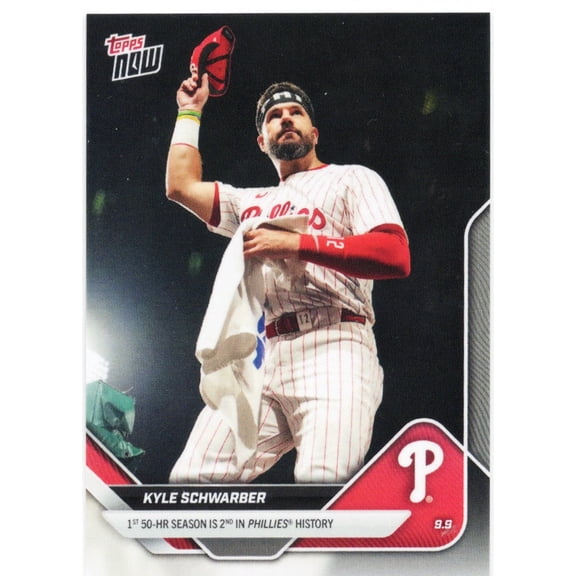 2025 Topps Now Kyle Schwarber #682SP Philadelphia Phillies Baseball Card