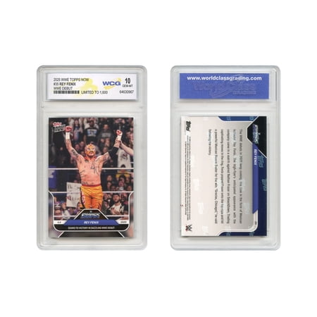 2025 Topps Now SmackDown Rey Fenix WWE Debut Card #35 - Gem Mint 10