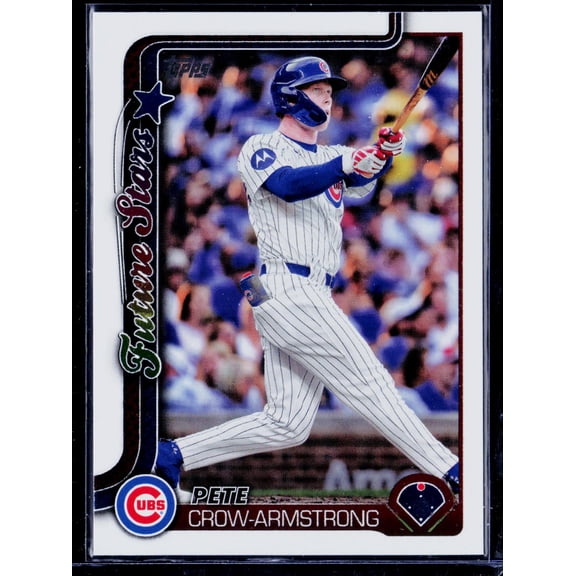 2025 Topps Pete Crow-Armstrong #290 Chicago Cubs Baseball Card Near Mint or Better