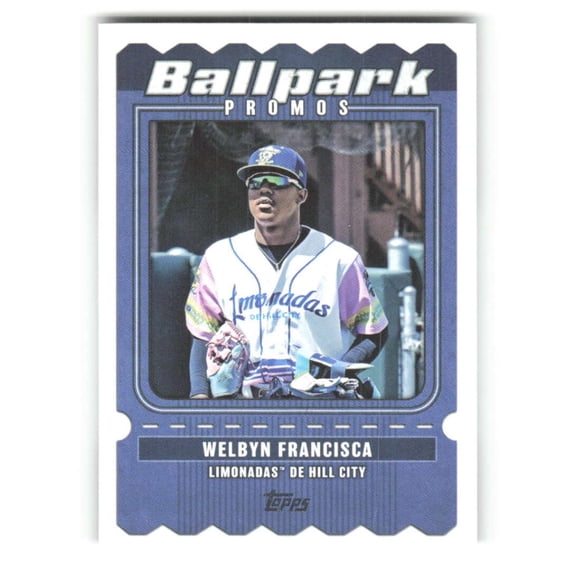 2025 Topps Pro Debut Ballpark Promos #BP-11 Welbyn Francisca RC Rookie Lynchburg Hillcats MiLB Baseball Trading Card