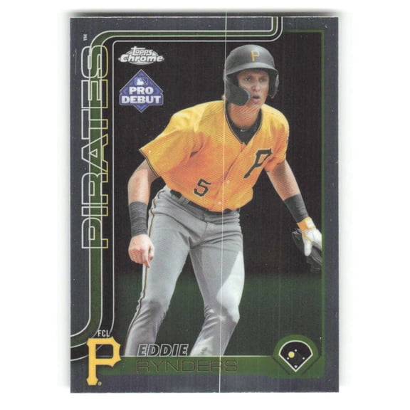 2025 Topps Pro Debut Chrome #PDC-142 Eddie Rynders RC Rookie FCL Pirates MiLB Baseball Base Trading Card