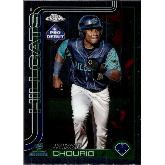 2025 Topps Pro Debut Chrome #PDC-177 Jaison Chourio RC Rookie Lynchburg Hillcats MiLB Baseball Base Trading Card