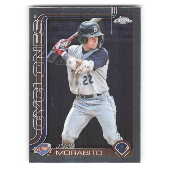 2025 Topps Pro Debut Chrome #PDC-194 Nick Morabito RC Rookie Brooklyn Cyclones MiLB Baseball Base Trading Card