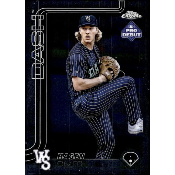 2025 Topps Pro Debut Chrome #PDC-74 Hagen Smith RC Rookie Winston-Salem Dash MiLB Baseball Base Trading Card