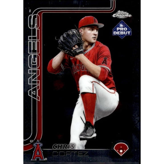 2025 Topps Pro Debut Chrome #PDC-9 Chris Cortez RC Rookie ACL Angels  MiLB Baseball Base Trading Card