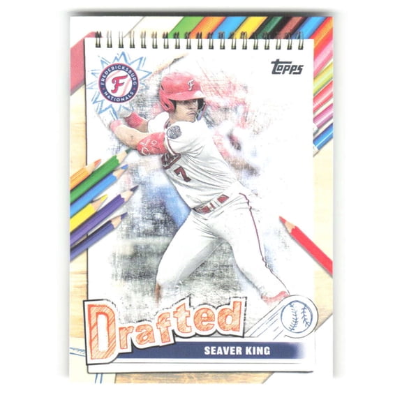 2025 Topps Pro Debut Drafted #DF-16 Seaver King RC Rookie Fredericksburg Nationals MiLB Baseball Trading Card