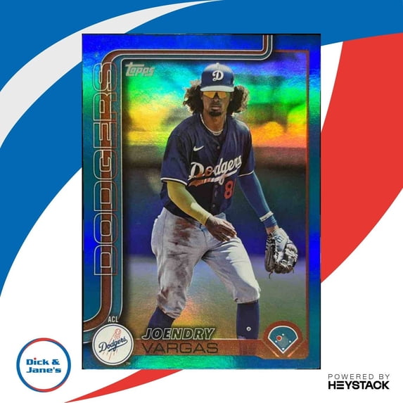 2025 Topps Pro Debut Joendry Vargas Blue Foil 117/150 #PD-47 ACL Dodgers