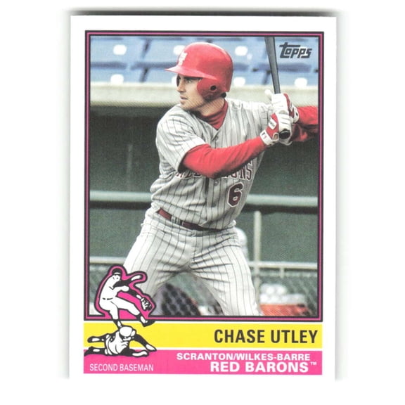 2025 Topps Pro Debut MiLB Legends #ML-5 Chase Utley Scranton/Wilkes-Barre MiLB Baseball Trading Card