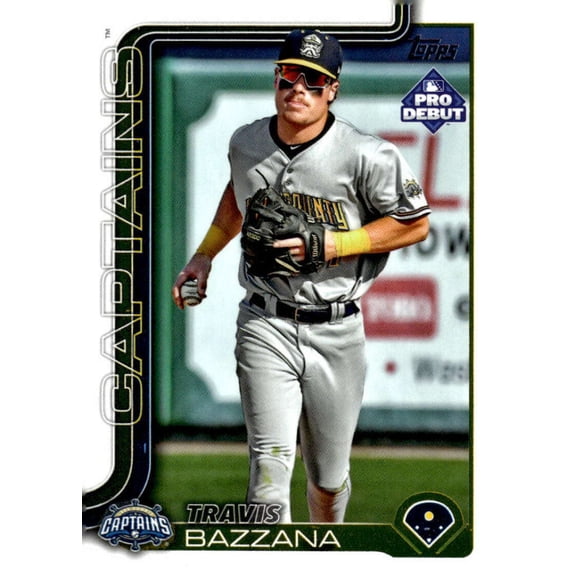 2025 Topps Pro Debut #PD-100 Travis Bazzana RC Rookie Lake County Captains MiLB Baseball Base Trading Card