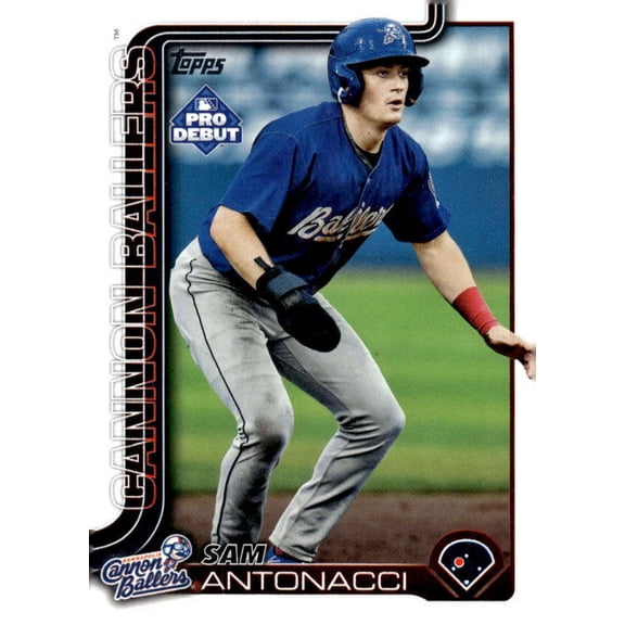 2025 Topps Pro Debut #PD-109 Sam Antonacci RC Rookie Kannapolis Cannon Ballers MiLB Baseball Base Trading Card