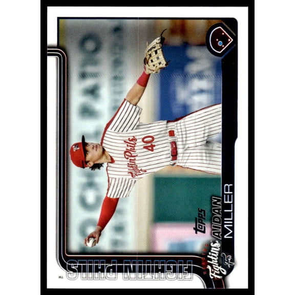2025 Topps Pro Debut #PD-113 Aidan Miller RC Rookie Reading Fightin Phils  MiLB Baseball Base Trading Card