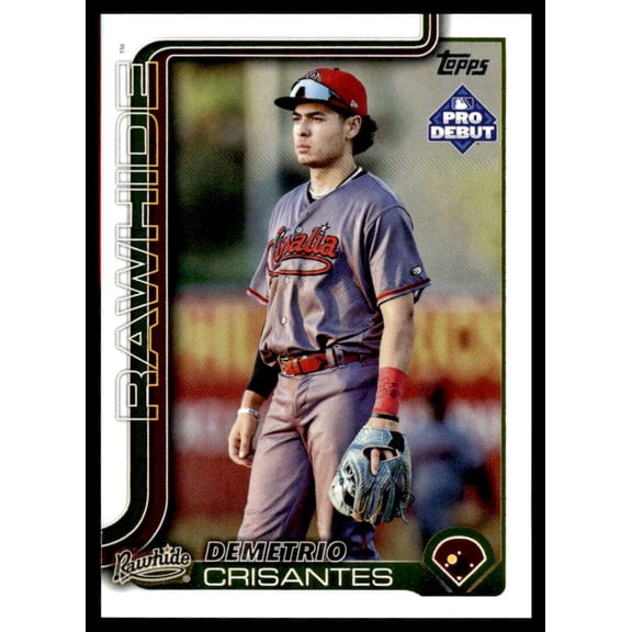 2025 Topps Pro Debut #PD-126 Demetrio Crisantes RC Rookie Visalia Rawhide MiLB Baseball Base Trading Card