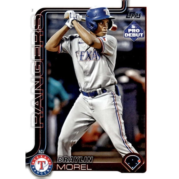 2025 Topps Pro Debut #PD-132 Braylin Morel RC Rookie ACL Rangers MiLB Baseball Base Trading Card