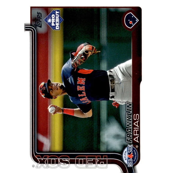 2025 Topps Pro Debut #PD-138 Franklin Arias RC Rookie Salem Red Sox MiLB Baseball Base Trading Card