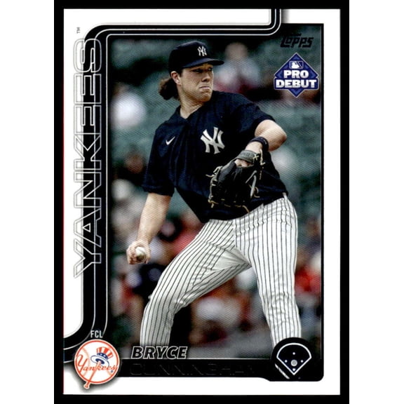 2025 Topps Pro Debut #PD-148 Bryce Cunningham RC Rookie FCL Yankees MiLB Baseball Base Trading Card