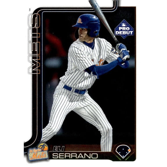 2025 Topps Pro Debut #PD-153 Eli Serrano RC Rookie St. Lucie Mets MiLB Baseball Base Trading Card