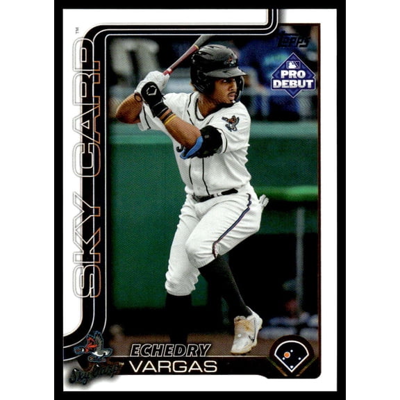 2025 Topps Pro Debut #PD-155 Echedry Vargas RC Rookie Beloit Sky Carp MiLB Baseball Base Trading Card