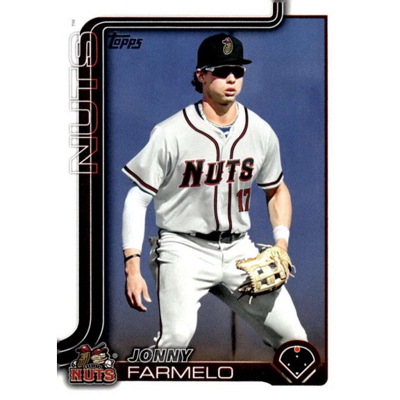 2025 Topps Pro Debut #PD-156 Jonny Farmelo RC Rookie Modesto Nuts MiLB Baseball Base Trading Card