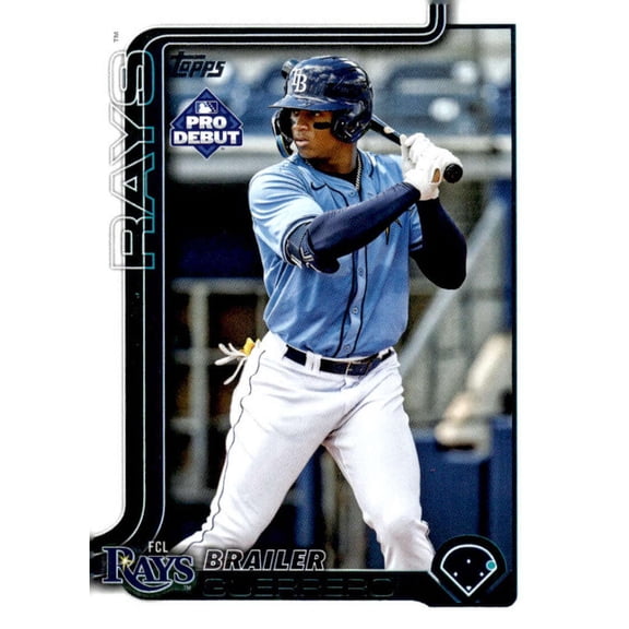 2025 Topps Pro Debut #PD-164 Brailer Guerrero RC Rookie FCL Rays MiLB Baseball Base Trading Card