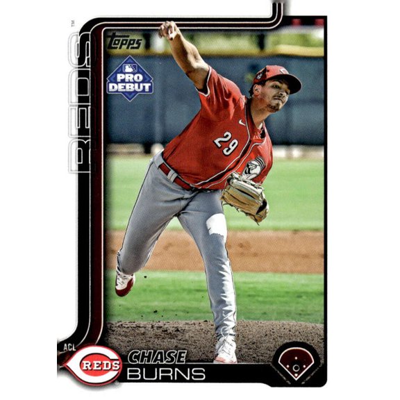 2025 Topps Pro Debut #PD-169 Chase Burns RC Rookie ACL Reds MiLB Baseball Base Trading Card