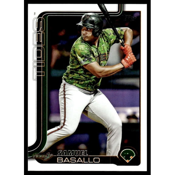2025 Topps Pro Debut #PD-170 Samuel Basallo RC Rookie Norfolk Tides MiLB Baseball Base Trading Card