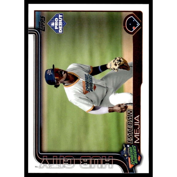 2025 Topps Pro Debut #PD-171 Esteban Mejia RC Rookie Hub City Spartanburgers  MiLB Baseball Base Trading Card