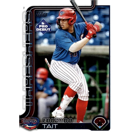 2025 Topps Pro Debut #PD-173 Eduardo Tait RC Rookie Clearwater Threshers  MiLB Baseball Base Trading Card
