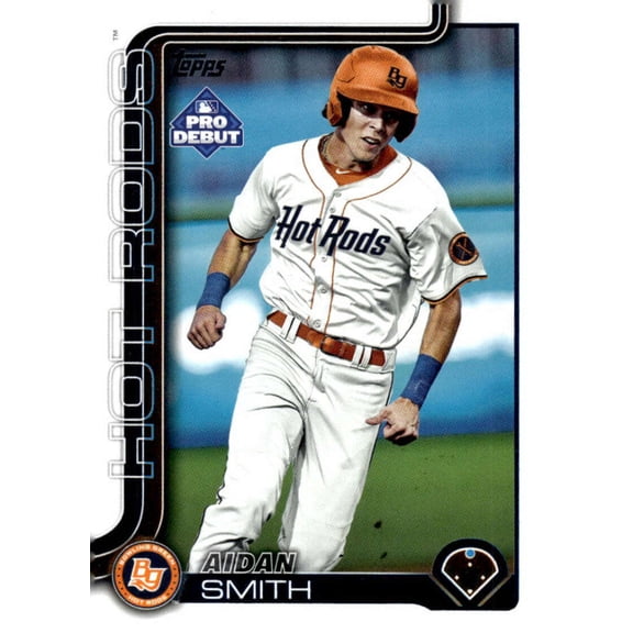 2025 Topps Pro Debut #PD-181 Aidan Smith RC Rookie Bowling Green Hot Rods MiLB Baseball Base Trading Card