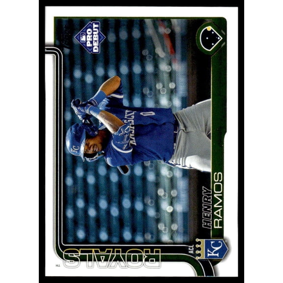 2025 Topps Pro Debut #PD-198 Henry Ramos RC Rookie ACL Royals  MiLB Baseball Base Trading Card