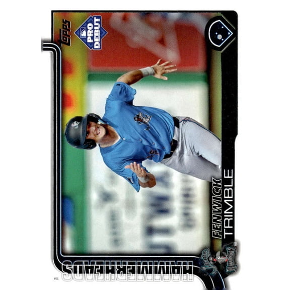 2025 Topps Pro Debut #PD-29 Fenwick Trimble RC Rookie Jupiter Hammerheads MiLB Baseball Base Trading Card