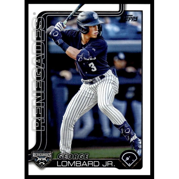 2025 Topps Pro Debut #PD-41 George Lombard Jr. RC Rookie Hudson Valley Renegades MiLB Baseball Base Trading Card