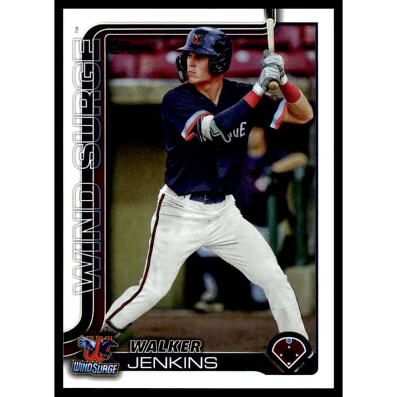 2025 Topps Pro Debut #PD-54 Walker Jenkins RC Rookie Wichita Wind Surge MiLB Baseball Base Trading Card