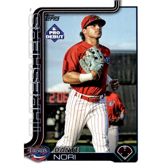 2025 Topps Pro Debut #PD-59 Dante Nori RC Rookie Clearwater Threshers  MiLB Baseball Base Trading Card