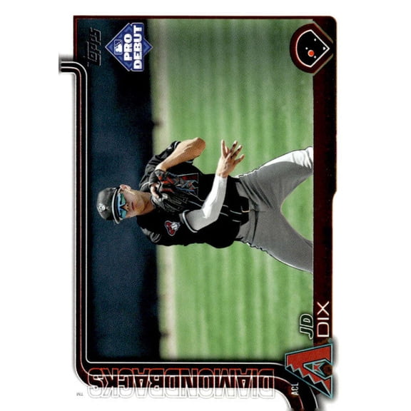 2025 Topps Pro Debut #PD-6 JD Dix RC Rookie ACL Diamondbacks MiLB Baseball Base Trading Card