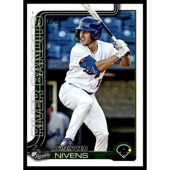2025 Topps Pro Debut #PD-72 Spencer Nivens RC Rookie Quad Cities River Bandits MiLB Baseball Base Trading Card