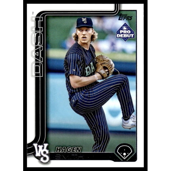 2025 Topps Pro Debut #PD-74 Hagen Smith RC Rookie Winston-Salem Dash MiLB Baseball Base Trading Card