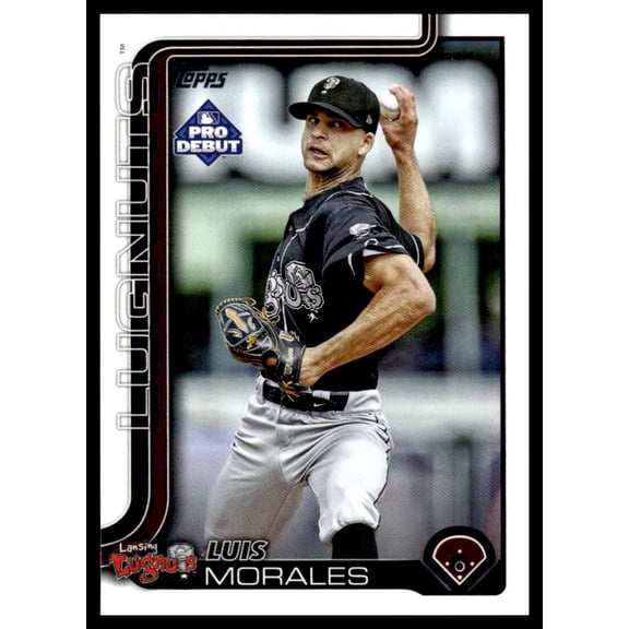 2025 Topps Pro Debut #PD-76 Luis Morales RC Rookie Lansing Lugnuts  MiLB Baseball Base Trading Card