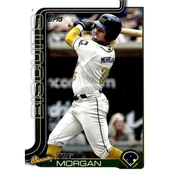 2025 Topps Pro Debut #PD-87 Tre' Morgan RC Rookie Montgomery Biscuits MiLB Baseball Base Trading Card