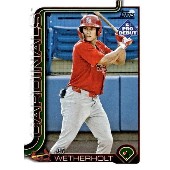 2025 Topps Pro Debut #PD-94 JJ Wetherholt RC Rookie Palm Beach Cardinals MiLB Baseball Base Trading Card