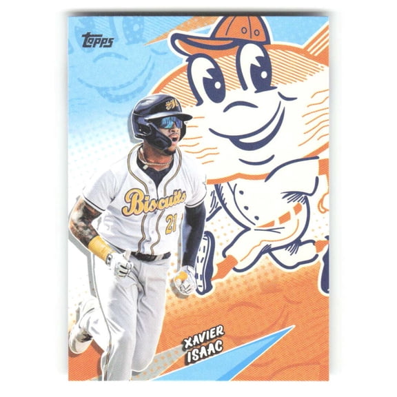 2025 Topps Pro Debut Stars of MiLB #STAR-14 Xavier Isaac RC Rookie Montgomery Biscuits MiLB Baseball Trading Card
