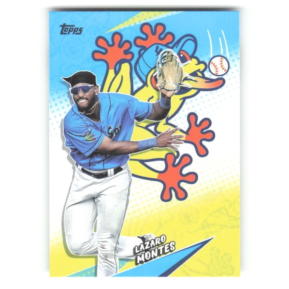 2025 Topps Pro Debut Stars of MiLB #STAR-3 Lazaro Montes RC Rookie Everett AquaSox MiLB Baseball Trading Card