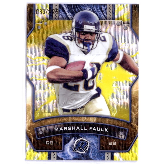 2025 Topps Reserve Marshall Faulk #54 /225 St. Louis Rams NFL Football Trading Card