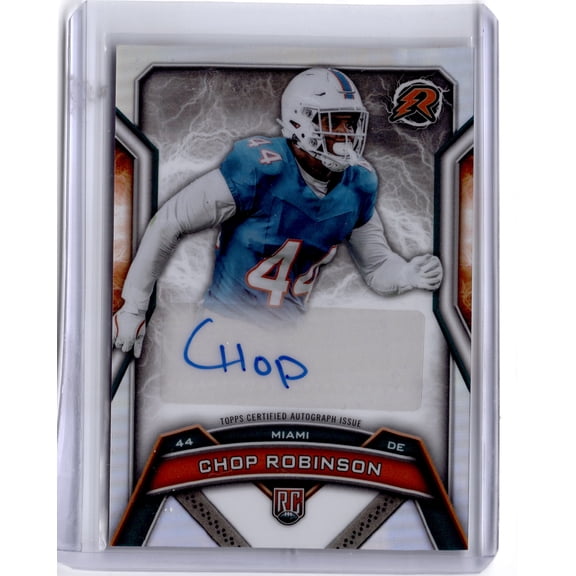 2025 Topps Resurgence Chop Robinson RC Autograph Miami Dolphins NFL Trading Card #RRS-CR