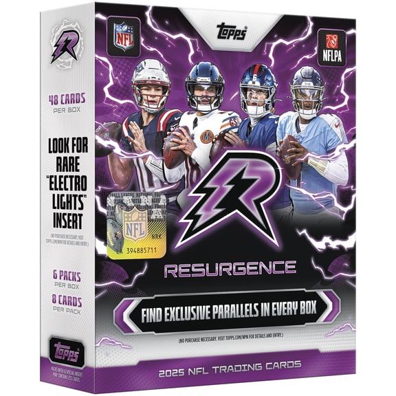2025 Topps Resurgence Football Trading Cards Mega Box